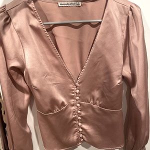 Abercrombie and Fitch satin top